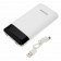 Camelion PS679 Powerbank externer Akku mit Taschenlampenfunktion, 2x USB + Micro-USB, 16000mAh