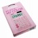 Casio MS-20UC-PK Tischrechner, 12-stellig Solar-/Batteriebetrieb, pink / rosa