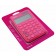 Casio MS-20UC-RD Tischrechner, 12-stellig, Solar-/Batteriebetrieb, rot / lila