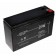 CTM CT6-12HR Blei Gel Akku AGM | +6,3mm -4,8mm Faston Anschluss, Standby-Betrieb, 12V, 6000mAh