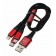 Delock USB Ladekabel 3 in 1 für Lightning, Micro USB, USB Type-C, 30 cm, 85891