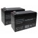 Ersatz Akkus für APC Back-UPS BX1100CI, BX1100CI-GR, BX1400U-GR, BX1400UI USV, ersetzt RBC113 (APCRBC113)