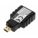 High Speed HDMI Adapter, HDMI-Buchse auf micro-HDMI-Stecker, schwarz