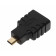 High Speed HDMI-Adapter, HDMI-Buchse auf micro-HDMI-Stecker, schwarz