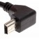 Kfz Ladekabel Ladegerät mit abgewinkeltem mini USB-Stecker, 5V, 1000mA