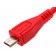 0,95m Micro USB Datenkabel für Smartphone Handy Tablet, rot