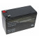 Multipower MP1236H Blei Gel Akku AGM, 6,3mm Faston, hochstromfähig, 12V, 9Ah