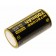 NiteCore NI18350A (IMR18350) Li-Ion Akku, hochstromfähig, ohne PCB Schutzschaltung, Button Top mit 3,7 Volt Spannung und 700mAh Kapazität