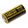 NiteCore NI18350A IMR18350 Li-Ion Akku, hochstromfähig, ungeschützt, Button Top, 3,7V, 700mAh