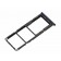 Original Samsung NanoSim + microSD Karten-Halter, Sim Ablage, Tray in Farbe schwarz für Samsung Galaxy M32 (SM-M325F) Smartphone, Ersatzteil Teilenummer GH98-46835A