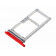 Original Samsung Galaxy S10+ (SM-G975) NanoSim + microSD Karten-Halter, Sim Ablage, Tray in Farbe rot, Ersatzteil Artikelnummer GH98-43724H