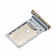 Original Samsung Galaxy S24 Ultra SM-S928 Dual NanoSim Karten-Halter, Sim Ablage, Tray in Farbe titanium yellow, Ersatzteil Artikelnummer GH98-48962C
