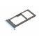 Samsung Sim und microSD Karten-Halter, Tray in Farbe Coral Blue für Samsung Galaxy S8 Plus SM-G955 Smartphone, Ersatzteil Artikelnummer GH98-41557D