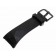Original Samsung Uhrenarmband Schnalle, Verschlussriemen, Riemenschließe Größe L in Farbe schwarz / rot für Samsung Gear Fit 2 Pro (SM-R365) Smartwatch, Fitnesstracker, Ersatzteil Artikelummer GH98-41594A