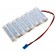 Panasonic eneloop Akkupack für Futaba Empfänger, 8er Reihe (F1x8), Ni-MH mit 9,6 Volt und 2000mAh Kapazität, ersatzteil Teilenummer 125731