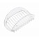 Philips Kammaufsatz für BRE285/00 Satinelle Essential Epilierer, 422203632951, Aufsteckkamm