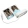 Gebrauchte UV-Reinigungsstation, Sanitizer, Desinfektionsgerät Philips Sonicare HX6150 mit Ladestation, Ladegerät für elektrische Philips HX6900er Sonicare FlexCare Zahnbürsten