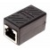 RJ45 Kupplung Adapter | Lan Kabel Koppler, CAT 5, 5E, 6, 6a, 7 Extender Stecker, Buchse / Buchse, Netzwerk