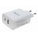 Schnellladegerät Dual USB (USB-C + USB-A) weiss 32W max., Ladeadapter, Netzteil
