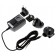 TomTom Universal Netzteil, Ladegerät, Reiseadapter mit Adapter für GO 510, 710, 910, für United Kingdom, USA, Europa und Australien, AUUA050K088
