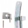 Türscharnier Metall L79E001A5 für Waschmaschine von Brandt Fagor CDA Proline