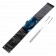Uhrenarmband für Samsung Gear S3 u.a. Smartwatch, Fitnesstracker, Edelstahl, schwarz, 22mm