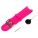 Alternatives Ersatz Uhren Armband (Watch band) für Garmin Approach S3 GPS Smartwatch, Fitnesstracker in der Farbe pink