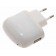 USB Ladeadapter 2,1A Ladegerät Netzteil für Apple iPad iPhone Galaxy Tab S4 S5 | weiss