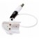 USB Ladekabel Ladeadapter POGO (2PIN) auf USB A für Galaxy Fit E (SM-R375) Fitnesstracker, Smartwatch, Wearable, weiss