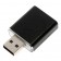 Kleine, externe Stereo Soundkarte mit USB Anschluss und zwei 3,5mm Klinke-Buchsen. Der Sound Adapter in schwarz ist geeignet für PC Computer, wie Notebook, Ultrabook, Tablet, Apple Macbook (Pro) und kompatibel mit Windows XP, 7, 8, Vista, Chrome OS, Mac O