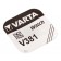 Varta V381 Silberoxid Knopfzellen Batterie, Uhrenbatterie mit 1,55 Volt und 49mAh Kapazität
