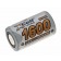XCell racing 1600 Akku 2/3 A X2/3A1600 NiMH Hochstrom Flat-Top Industriezelle, 1,2V, 1600mAh