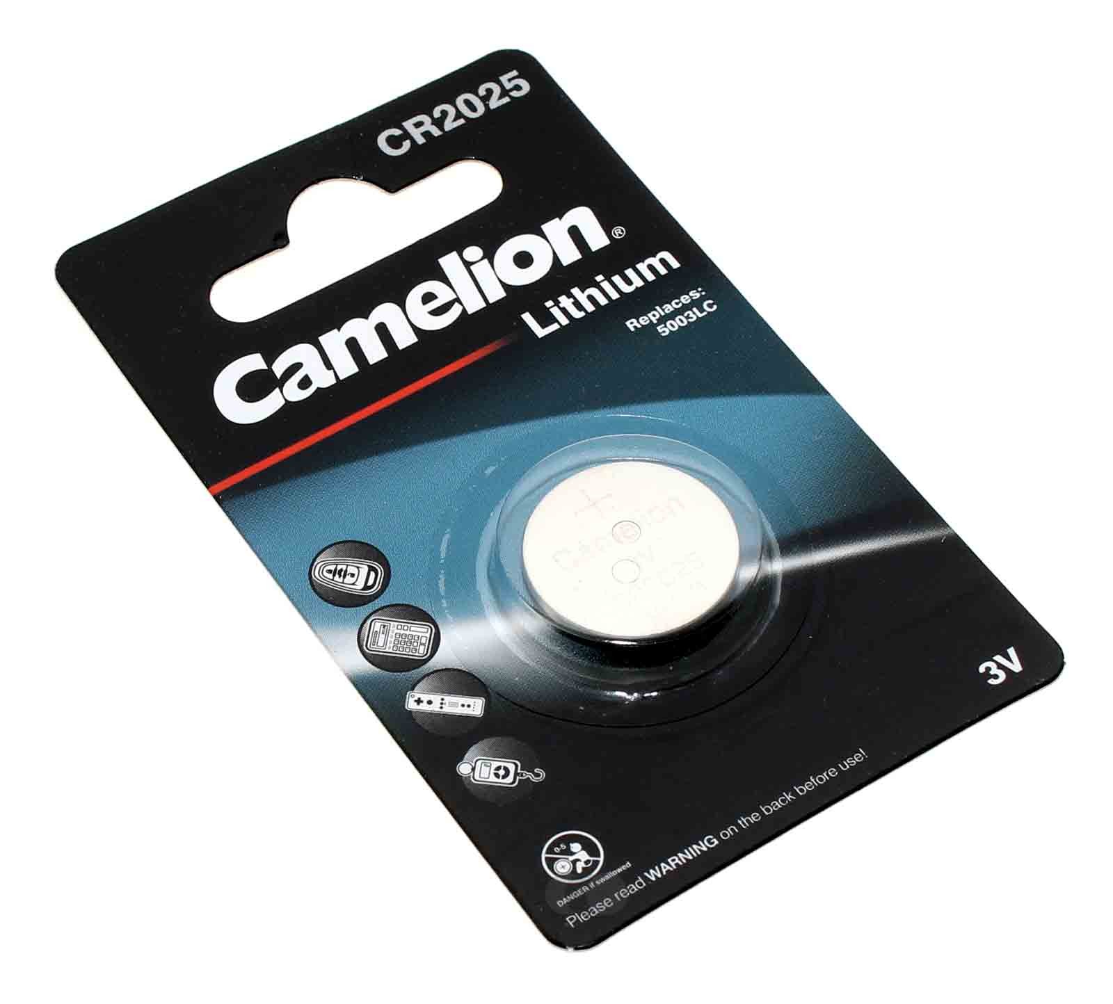 CR2025 Lithium Knopfzelle Batterie für Braun BNC016 Digital VA LCD Wecker mit 3 Volt und 150mAh Kapazität