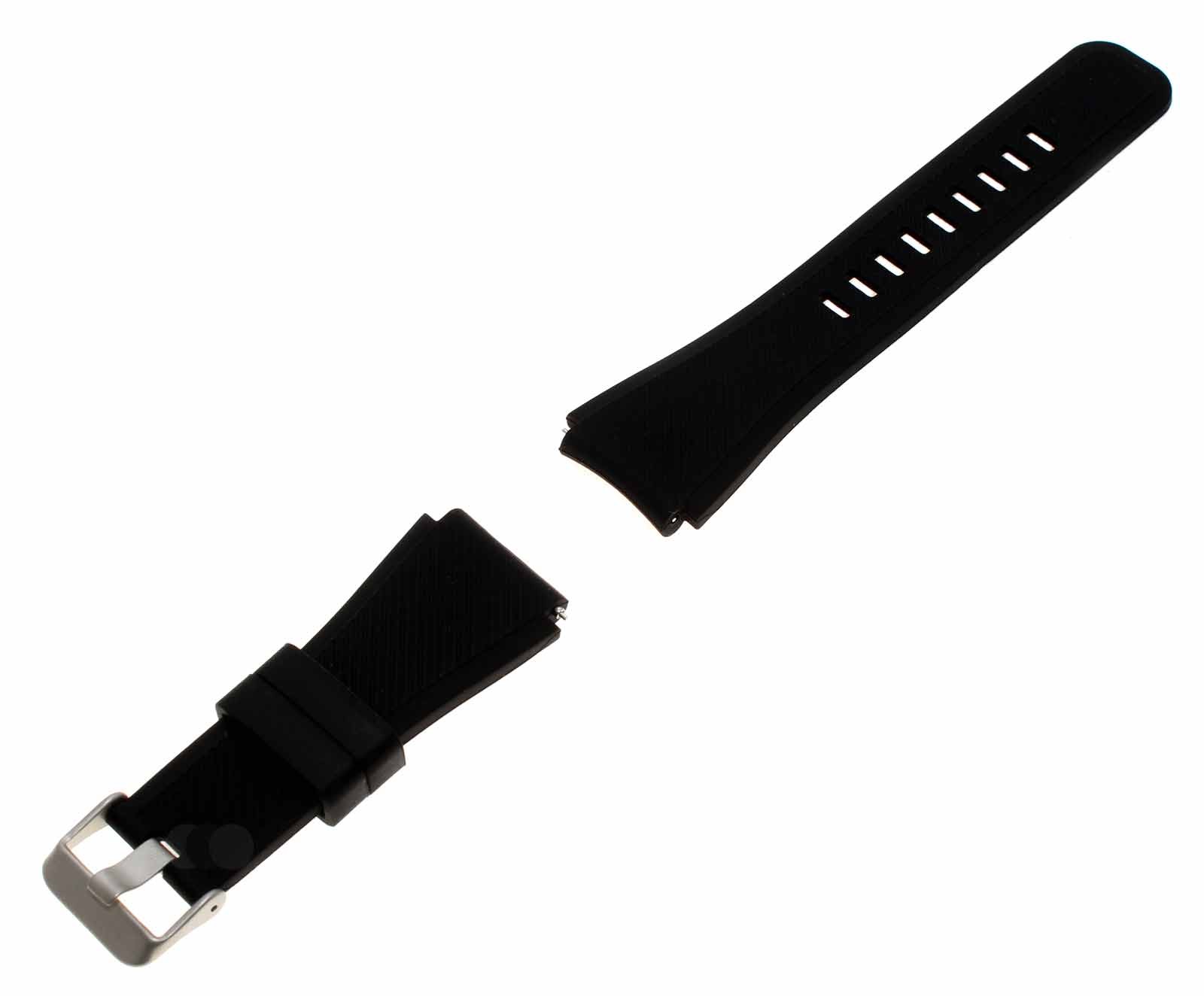Uhrenarmband für Samsung Gear S3 Frontier und Gear S3 Classic Smartwatch, Fitnesstracker, schwarz