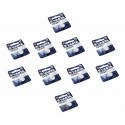 10 Stück Varta CR1620 Knopfzellen 3V Batterie / Type 6620 / 70mAh / 16x2,0mm