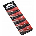 10x Camelion AG0 LR63 Knopfzelle Batterie | 280-59 0GA G0A LR521 L521 SB-AC V0GA | 1,5V 9mAh