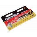 12er Power Pack Camelion Plus Alkaline Batterien AA Mignon [LR6-HP12] LR6 AM3 MN1500 E91 | 1,5V 2700mAh 