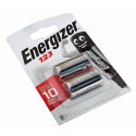 2x Energizer 123 (CR123) Lithium Foto Batterie | wie 5018LC EL123AP DL123A CR17345 | 3V 1500mAh