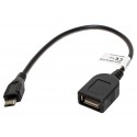 Adapterkabel Micro-USB OTG (USB On-The-Go) für Smartphone, Tablet und Camcorder