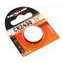 Ansmann CR2430 Lithium button cell battery for e.g watches car keys | BR2430 DL2430 ECR2430 | 3V 300mAh