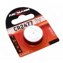 Ansmann CR2477 Lithium Button cell Battery | replaces DL2477 LM2477 E-CR2477 | 3V 1000mAh