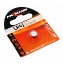 Ansmann LR41 Alkaline button cell battery | AG3 LR736 192 SR41W GP92A G3A 3GA | 1,5V 35mAh