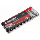 10er Pack Camelion Batterie 1,5V, AA, Mignon, 2700mAh, [LR6-BP4] LR6, AM3, MN1500, E91 