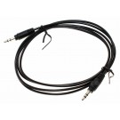 150cm langes Stereo Audio Sound Aux Kabel "ULTRA SLIM", 3,5mm Klinkenstecker auf 3,5mm Klinkenstecker