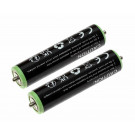2x Akku für Braun CruZer 1, 2, 3, 4, 5, 6, Type 5730, 5732, 5733, 5734, ersetzt 67030922, 1,2V, 1000mAh