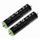 2 Stück alternative Ni-Mh Akkus für Braun Wet&dry 310s Typ 5409 Rasierapparat mit 1,2 Volt Spannung und 1000mAh Kapazität, ersetzt den original Akku 67030922