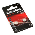 2x Camelion AG9 LR45 Alkaline Knopfzelle Batterie, G9A, 9GA, LR936, SG9, V9GA, 1,5V, 50mAh