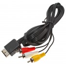 3-Cinch RCA AV-Kabel, TV Anschlusskabel für Sony PlayStation PS1 Slim, PS2 Slim, PS3 Slim