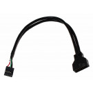 30 cm Delock Mainboard Kabel, USB 2.0 9 Pin Header Buchse auf USB 3.0 19 Pin Header Stecker, 83281
