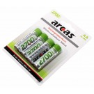 Arcas HR06 Ni-MH Akku AA, Mignon mit 2700mAh und 1,2V im 4er Pack 